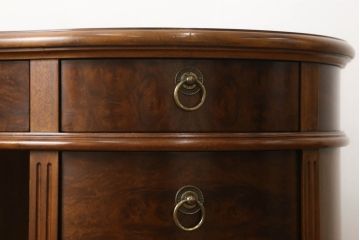 中古　美品　DREXEL HERITAGE(ドレクセルヘリテイジ)　Cameo Classics(キャメオクラシックス)　高級感溢れるキドニーデスク(定価約170万円)(両袖デスク、机、在宅ワーク、在宅用ワークデスク、カウンターテーブル)(R-057850)
