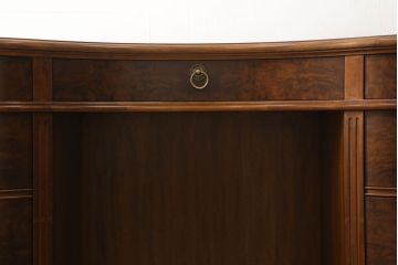 中古　美品　DREXEL HERITAGE(ドレクセルヘリテイジ)　Cameo Classics(キャメオクラシックス)　高級感溢れるキドニーデスク(定価約170万円)(両袖デスク、机、在宅ワーク、在宅用ワークデスク、カウンターテーブル)(R-057850)