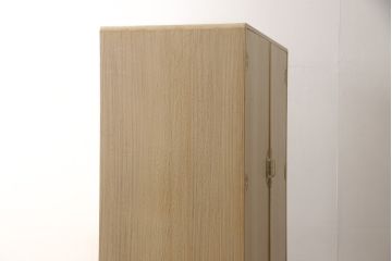 中古　国産　コートなど大切な洋服の収納に! 高級総桐箪笥ワードローブ(洋服箪笥、桐たんす、衣装タンス)(R-057856)