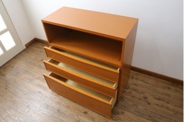 中古　美品　arflex(アルフレックス)　コンポーザー　シンプルで洗練されたデザインが魅力的なチェスト(引き出し)(R-057858)