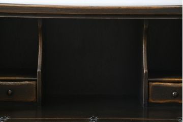 中古　飛騨産業　キツツキ　プロヴィンシャルシリーズ　上品なデザインと堅牢なつくりが魅力のライティングビューロー(定価約54万円)(ワークデスク、机、簿記机、在宅ワーク、在宅用チェスト)(R-057860)