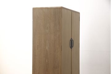 中古　伝統工芸士　小林雄蔵作　透かし金具がモダンな雰囲気を醸し出す総桐箪笥(並厚、四方丸)(総桐たんす、着物箪笥、引き出し、和タンス)(R-057863)