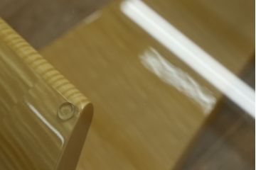 中古　超美品　松創　ウィーンNo.2　モダンなデザインが目を引くセンターテーブル(定価約73万円)(ローテーブル、ガラステーブル、リビングテーブル)(R-057874)