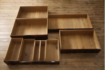 和製アンティーク　前面ケヤキ材(欅)　重厚感ある金具の立派な岩谷堂時代箪笥(岩谷堂箪笥、仙台箪笥、和タンス、収納箪笥)(R-057876)