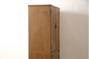 中古　屋久杉　品のある佇まいが上質な和の空間にピッタリな着物箪笥(和たんす、衣装タンス、衣装盆、引き出し)(R-057877)