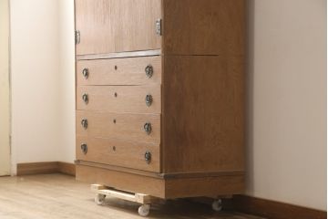 中古　屋久杉　品のある佇まいが上質な和の空間にピッタリな着物箪笥(和たんす、衣装タンス、衣装盆、引き出し)(R-057877)