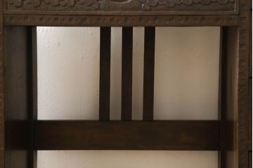 和製ビンテージ　軽井沢彫り　品のある佇まいが魅力的なドレッサー(鏡台、ミラー、ヴィンテージ)(R-057879)