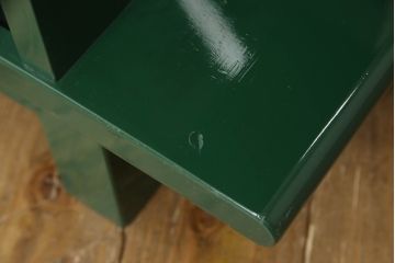 中古　美品　展示品　希少デザイン!　総漆塗り　和モダンな雰囲気と鮮やかな緑色が素敵なサイドボード(定価約80万円)(収納棚、戸棚、リビングボード)(R-057883)