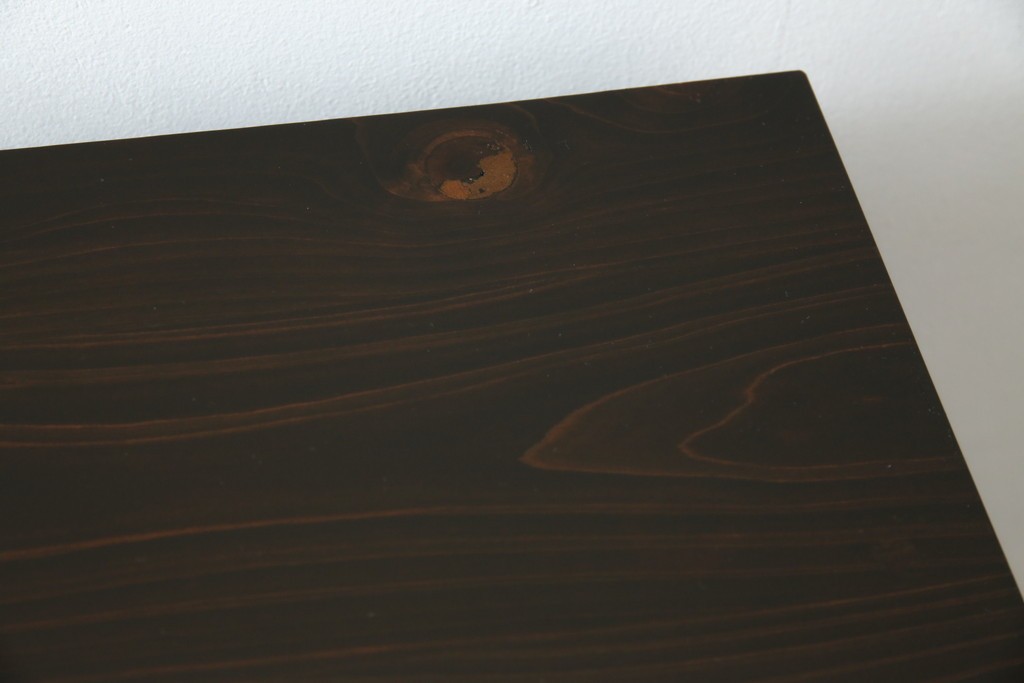 中古　美品　松本民芸家具　当店リメイク　シックな佇まいが魅力!落ち着きのある空間づくりにおすすめのローチェスト　(R-057893)