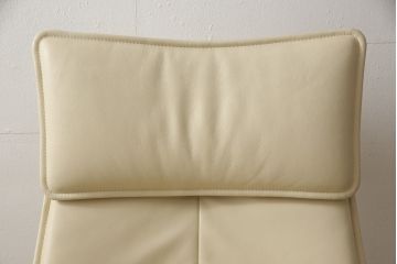 中古　本革　ノルウェー　Hjellegjerde(イエリアーダ社)　優雅なくつろぎの時間におすすめのリクライニングチェア(椅子、アームチェア、1人掛けソファ)(R-057899)