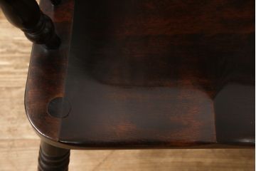 中古　美品　松本民芸家具　#44A型　洋風のクラシカルなデザインが美しいウィンザーチェア(定価約18万円)(アームチェア、椅子、イス、ウインザーチェア)(R-057900)