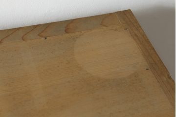 中古　民芸家具　和の空間づくりに取り入れたいシンプルな置き水屋(置水屋、茶水屋、戸棚、茶棚、収納棚)(R-057918)
