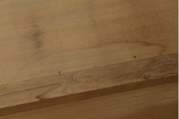 中古　民芸家具　和の空間づくりに取り入れたいシンプルな置き水屋(置水屋、茶水屋、戸棚、茶棚、収納棚)(R-057918)