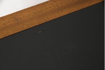 中古　美品　DREXEL HERITAGE(ドレクセルヘリテイジ)　Triune(トライユン)　レザートップが格好いいマホガニー材製のデスク(定価約75万円)(両袖机、在宅ワーク、在宅用ワークデスク)(R-057924)
