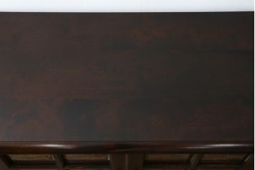 中古　北海道民芸家具　木のあたたかみを感じるサイドボード(収納棚、リビングボード、キャビネット)(R-057934)