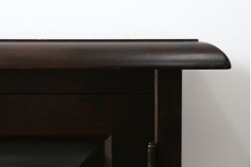 中古　北海道民芸家具　木のあたたかみを感じるサイドボード(収納棚、リビングボード、キャビネット)(R-057934)