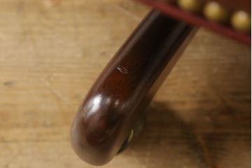 中古　美品　アメリカ高級家具　ハンコックアンドムーア(Hancock & Moore)　クラシカルで品のある本革レザーデスクチェア(定価約60万円)(アームチェア、一人掛けソファ、椅子、イス)(R-057937)
