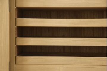 中古　衣装盆7杯付き　大切な着物の収納に! 品のある佇まいが魅力的な加茂桐箪笥(胴厚、桐たんす、着物箪笥、和タンス)(R-057953)