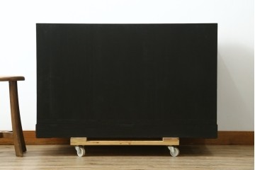 中古　美品　上手物!　国産民芸家具　総桐　厚手の桐材が贅沢に使われた和モダンな米沢箪笥　(R-057956)