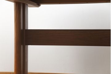 デンマークビンテージ　チーク材　ナチュラルスタイルの空間づくりにおすすめのダイニングテーブル(エクステンションテーブル、北欧)(R-057964)