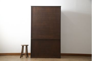 中古　美品　大坂屋製　軽井沢彫り　繊細かつ大胆な桜の彫刻に目を奪われる着物箪笥(和服箪笥、衣装タンス、チェスト、引き出し)(R-057973)
