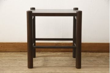 中古　北海道民芸家具　落ち着きのある大人の空間を演出するドレッサー+スツールセット(鏡台)(R-057993)