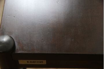中古　北海道民芸家具　落ち着きのある大人の空間を演出するドレッサー+スツールセット(鏡台)(R-057993)