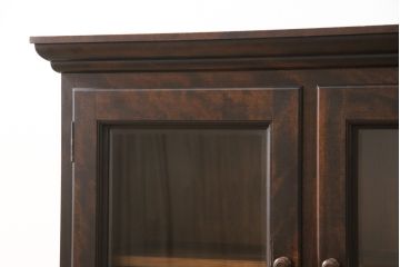 リメイクベース　中古　松本民芸家具　落ち着きのある佇まいが魅力の吊り戸棚(収納棚、戸棚、食器棚、キャビネット、カップボード)(R-057994)