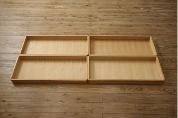 中古　屋久杉　品のある佇まいが上質な和の空間にピッタリな着物箪笥(和たんす、衣装タンス、衣装盆、引き出し)(R-058013)
