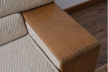 和製ヴィンテージ　美品　CONDE HOUSE(カンディハウス)　Hock(ホック)ブランド　BOLS(ボルス)シリーズ　ナチュラルテイストの空間づくりに活躍する2人掛けソファ(2Pソファ、二人掛けソファ、ビンテージ)(R-058019)
