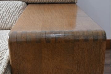 和製ヴィンテージ　美品　CONDE HOUSE(カンディハウス)　Hock(ホック)ブランド　BOLS(ボルス)シリーズ　ナチュラルテイストの空間づくりに活躍する2人掛けソファ(2Pソファ、二人掛けソファ、ビンテージ)(R-058019)