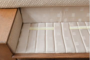 和製ヴィンテージ　美品　CONDE HOUSE(カンディハウス)　Hock(ホック)ブランド　BOLS(ボルス)シリーズ　ナチュラルテイストの空間づくりに活躍する2人掛けソファ(2Pソファ、二人掛けソファ、ビンテージ)(R-058019)