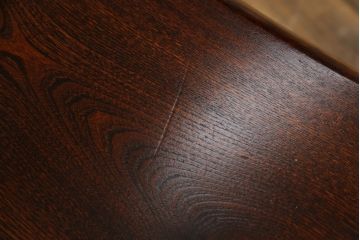 中古　美品　職人手造り家具　漆塗り　木目と漆の艶が魅力的な長椅子(ベンチ、板座チェア、イス)(定価約24万円)(R-058025)