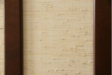 中古　美品　希少!!　松本民芸家具　葛布(くずふ)入り扉が目を引くブックケース(本箱、本棚、書棚、キャビネット、収納棚、戸棚)(R-058027)