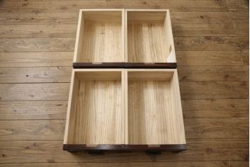 中古　美品　岩谷堂箪笥　和モダンスタイルの空間づくりに活躍するテレビ台(ローボード、テレビボード、AVボード、リビングボード、キャビネット、収納棚)(定価約45万円)(R-058033)