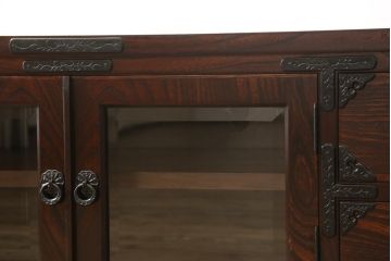 中古　美品　岩谷堂箪笥　和モダンスタイルの空間づくりに活躍するテレビ台(ローボード、テレビボード、AVボード、リビングボード、キャビネット、収納棚)(定価約45万円)(R-058033)