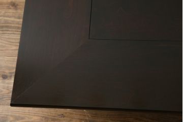 中古　北海道民芸家具　和モダンな空間づくりにおすすめの小振りな座炉付テーブル(囲炉裏、関西火鉢、長火鉢、木製火鉢、座卓、ローテーブル)(定価約34万円)(R-058035)