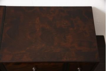 中古　北海道民芸家具　アレンジ次第で様々な使い方ができる卓上収納(小引き出し、小物収納)(R-058037)
