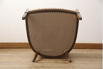中古　DREXEL HERITAGE(ドレクセルヘリテイジ)　洗練された曲線が美しい1人掛けソファ(アームチェア、一人掛け、1P)(R-058045)