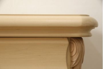 中古　美品　リンホーリン(LYNN HOLLYN)　淡い色調が上品なサイドボード(定価約40万円)(チェスト、ローボード、引き出し)(R-058047)