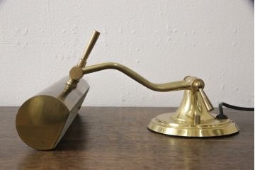 和製ビンテージ　真鍮の光沢が印象的な壁掛け照明(ウォールランプ、壁付け照明、しんちゅう、ヴィンテージ)(R-058051)