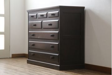 中古　美品　北海道民芸家具　上品な佇まいが魅力的なチェスト(整理タンス、収納タンス、衣装タンス、引き出し)(R-058052)