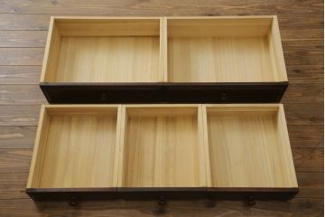 中古　美品　北海道民芸家具　上品な佇まいが魅力的なチェスト(整理タンス、収納タンス、衣装タンス、引き出し)(R-058052)