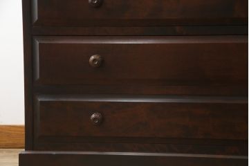 中古　美品　北海道民芸家具　上品な佇まいが魅力的なチェスト(整理タンス、収納タンス、衣装タンス、引き出し)(R-058052)