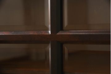 中古　美品　北海道民芸家具　木のあたたかみを感じるサイドボード(収納棚、リビングボード、キャビネット)(R-058062)