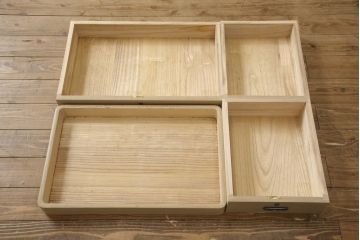 中古　国産　職人手造品　収納力抜群!!上品な佇まいが落ち着きのある空間を演出する桐箪笥(並厚、四方丸、桐たんす、着物箪笥、衣装箪笥、和タンス、引き出し)(R-058067)