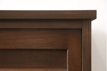 ラフジュ工房オリジナル　古建具リメイク　シンプルなデザインで取り入れやすい収納棚(戸棚、サイドボード、テレビ台)(R-058079)