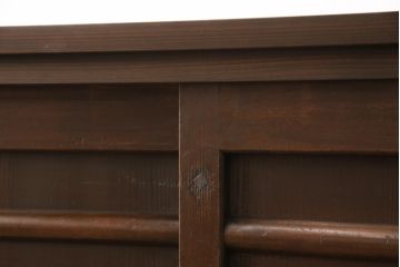 ラフジュ工房オリジナル　古建具リメイク　シンプルなデザインで取り入れやすい収納棚(戸棚、サイドボード、テレビ台)(R-058079)