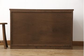 ラフジュ工房オリジナル　古建具リメイク　シンプルなデザインで取り入れやすい収納棚(戸棚、サイドボード、テレビ台)(R-058079)
