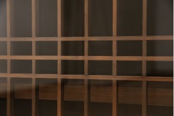 ラフジュ工房オリジナル　古建具リメイク　和モダンなお部屋づくりにオススメの収納棚(戸棚、サイドボード、テレビ台)(R-058080)